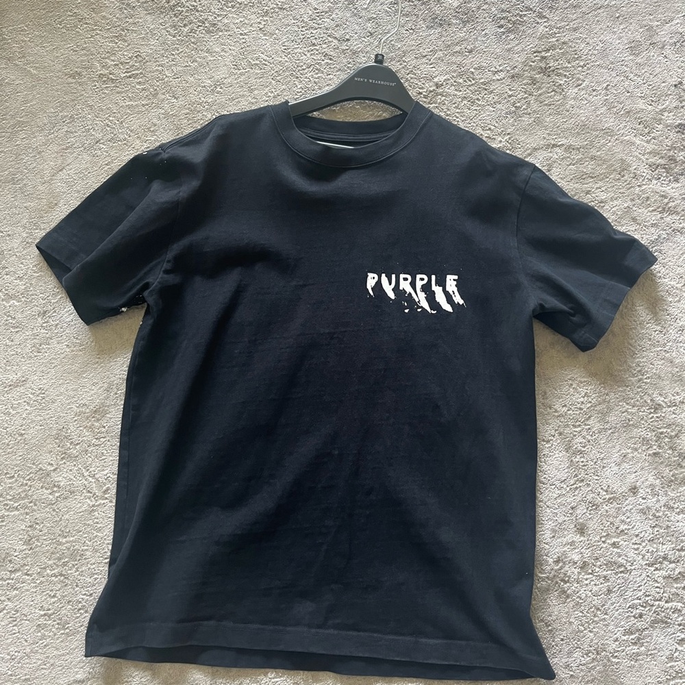 Purple Brand Black Tee
